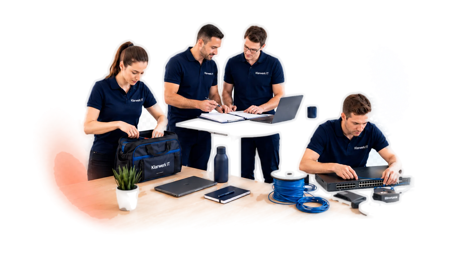 Arbeitsweise von Klarwerk IT im Gespräch und bei technischer Planung